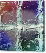 Rainy Window Abstract Canvas Print
