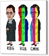 Rbg, Rgb, Cmyk Canvas Print