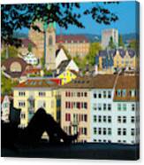 Reading Spot In Zurich Canvas Print