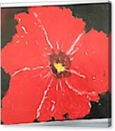 Red Flower Canvas Print