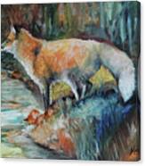 Red Fox Ii Canvas Print