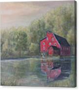 Red Mill Clinton New Jersey Canvas Print