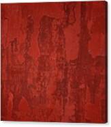 Red Painted Texture Canvas Print