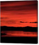Red Sunset Canvas Print