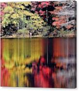 Reflections On Fairfield Lake - Cr Canvas Print