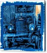 Reo Speed Wagon Blue Grunge Canvas Print