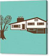 Residential House Canvas Print