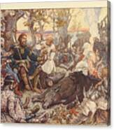 Rest Of Grand Prince Vladimir Ii Canvas Print