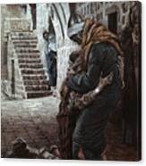 Return Of The Prodigal Son By Tissot Canvas Print