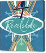 Revelstoke Ski Poster Canvas Print