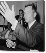Robert F. Kennedy Gesturing While Canvas Print