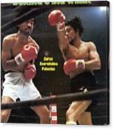 Roberto Duran, Welterweight Boxing Sports Illustrated Cover Canvas Print