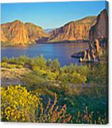 Rocky Cliffs And Shores Of Arizona In Canvas Print