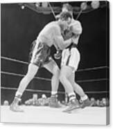 Rocky Marciano Punching Archie Moores Canvas Print