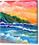 Romantic Kauai Sunset Canvas Print
