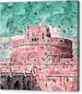 Rome, Mausoleum Of Hadrian - 06 Canvas Print