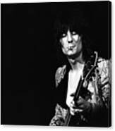 Ron Wood In Puerto Rico Canvas Print