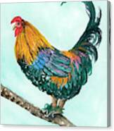 Rooster 9 Canvas Print