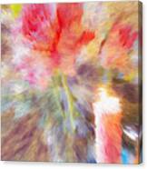 Rose Glow Burst One Canvas Print
