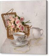 Rose Tea Canvas Print