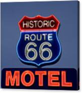 Route 66 Motel Canvas Print