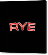 Rye Canvas Print