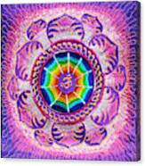 Sacred Lotus Aum Canvas Print