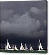 Sailing Enthusiasts Flock To The Isle Canvas Print