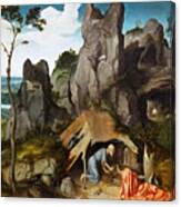 Saint Jerome In The Desert Canvas Print