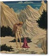 Saint John In The Desert Canvas Print