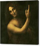 Saint John The Baptist - Digital  Restored Edition Canvas Print