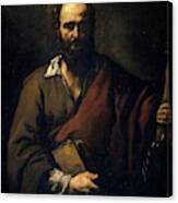 'saint Simon', 1630-1635, Spanish School, Oil On Canvas, 107 Cm X 91 Cm, P01091. Canvas Print
