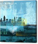 San Antonio Abstract Skyline I Canvas Print