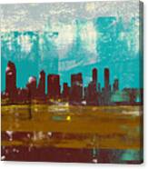 San Diego Abstract Skyline Ii Canvas Print