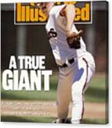 San Francisco Giants Rick Reuschel... Sports Illustrated Cover Canvas Print