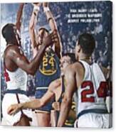 San Francisco Warriors Rick Barry, 1967 Nba Finals Sports Illustrated Cover Canvas Print
