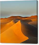 Sand Dunes In Oman Canvas Print