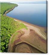 Sand River Delta On Chignecto Bay Canvas Print