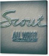 Scout All Wheel Drive - Vintage Canvas Print