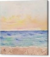 Sea The Horizon Canvas Print