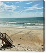 Sea Turtle Tracks Surf City Topsail Island N Canvas Print