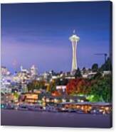 Seattle, Washington, Usa Skyline Canvas Print