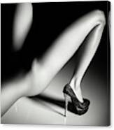 Sensual Legs In High Heels Canvas Print