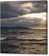 September's End From The Sandy Beach Canvas Print