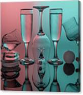 Series Of Glass And Reflection Canvas Print