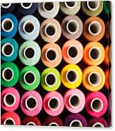 Sewing Threads As A Multicolored Canvas Print