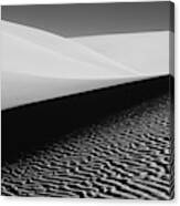 Shadows And Light At Great Sand Dunes Canvas Print