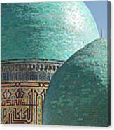 Shahr I Zindah Mausoleum, Samarkand Canvas Print