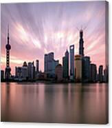 Shanghai Sunrise Canvas Print