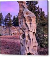 Shapes Of Time In Sandstone Canvas Print